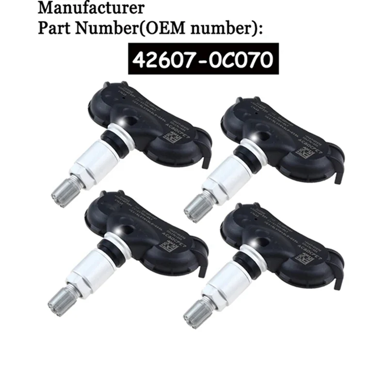 

1Pcs 315Mhz TPMS Tire Pressure Sensor For Toyota Sequoie Sienna 42607-0C050 42607-08010 42607-0C030 Parts-L94A