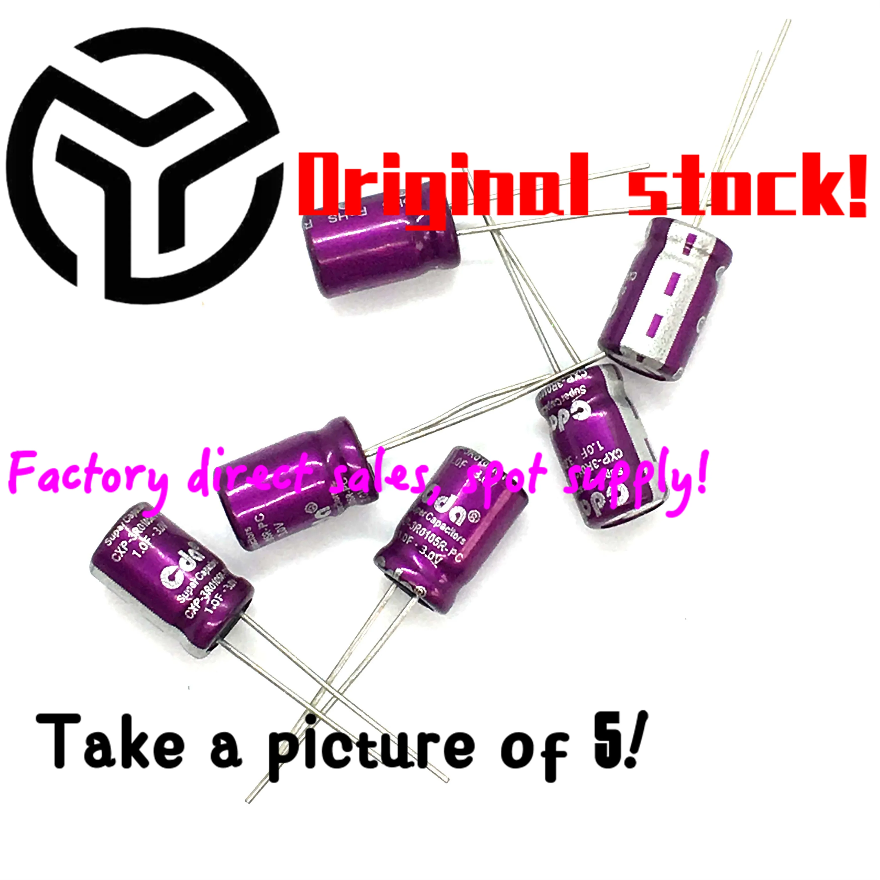 10PCS New technology, new research and development 3v1.0f supercapacitor 3V 1F farad capacitor replaces 2.7v1f 1.0F