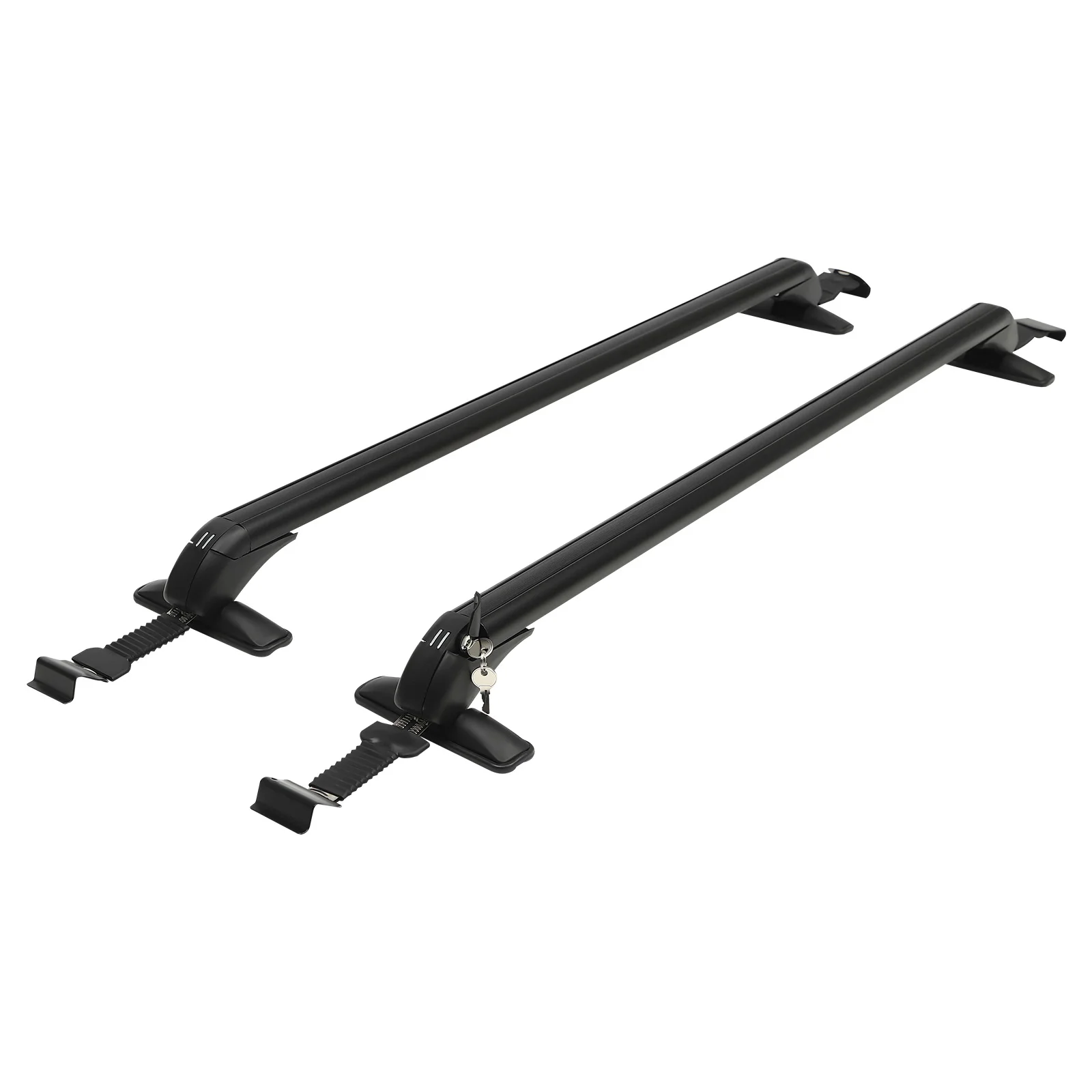 General Motors luggage rack with lock Black Aluminum Roof rack 41.34 in Max Load 75kg/165.34lbs