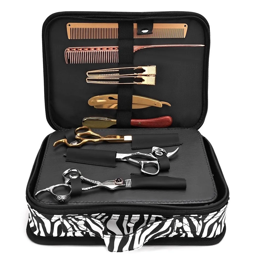 

Hairdressing Stripe Barber Box Universal Makeup Bag Electric Clipper Bag Toolkit Large Capacity Hairdressing Tool Storage Bag