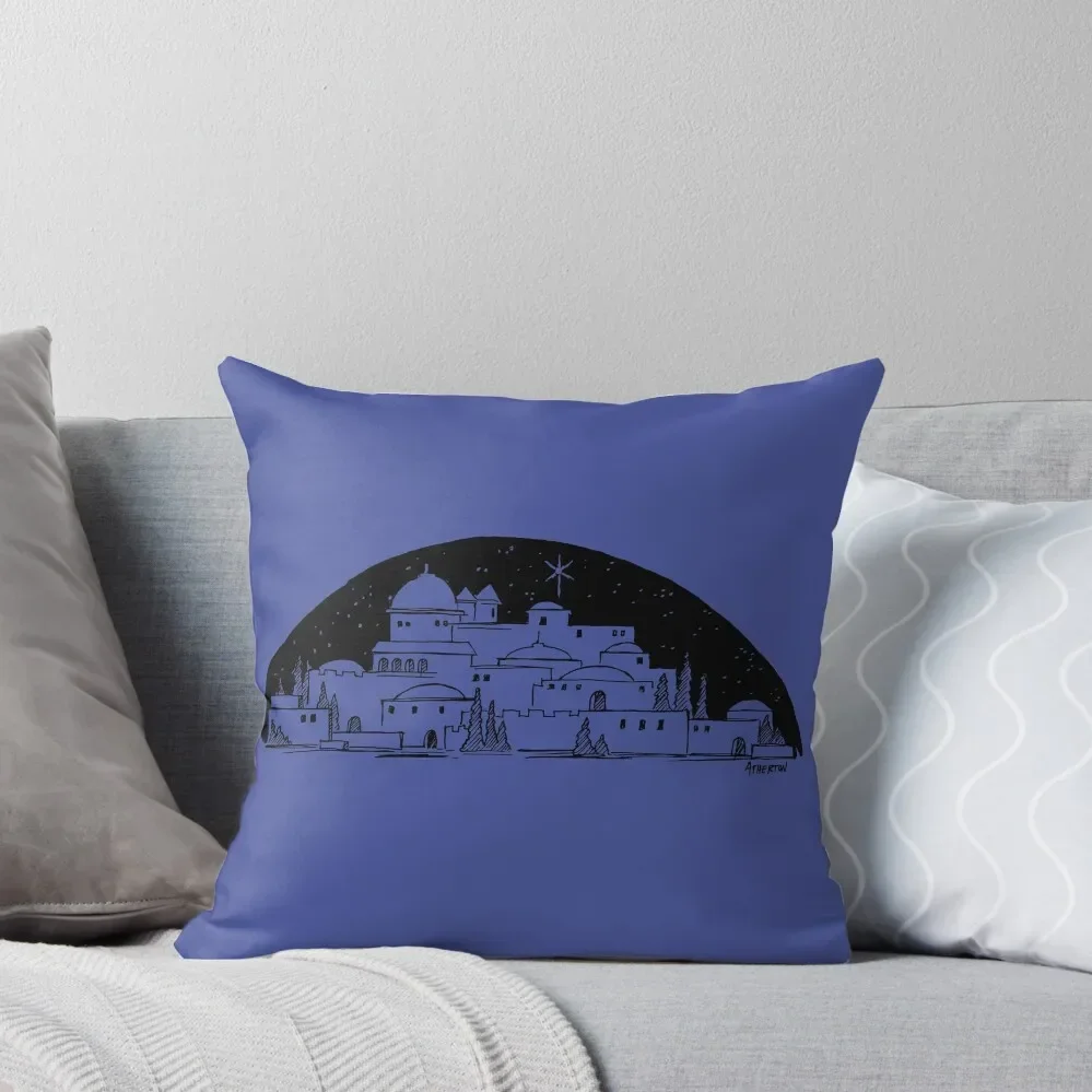 Little town of Bethlehem Throw Pillow covers for pillows Luxury Pillow Cover pillow