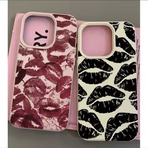 Lip Printed Phone Case For Infinix Note 50 Plus 50S 30 40 Pro Hot 30 40 50 Pro Plus Play Tecno Camon 40 Pro Smart 9 7 6 10 Cover