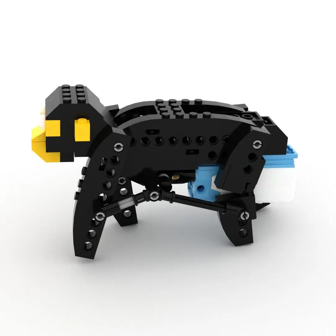 Building Block Toy Technology DIY Mechanical Set Creative Model Assembly Monkey MOC Kit with Charging Function