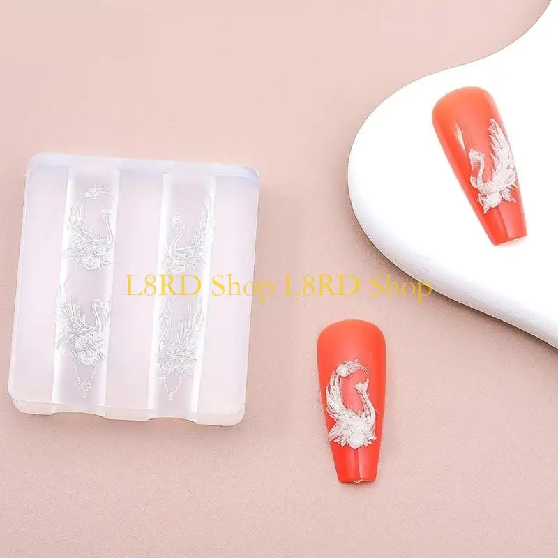 

L8RD Silicone Carving Mold DIY Art Tools Phototherapy Glues Filling Mold