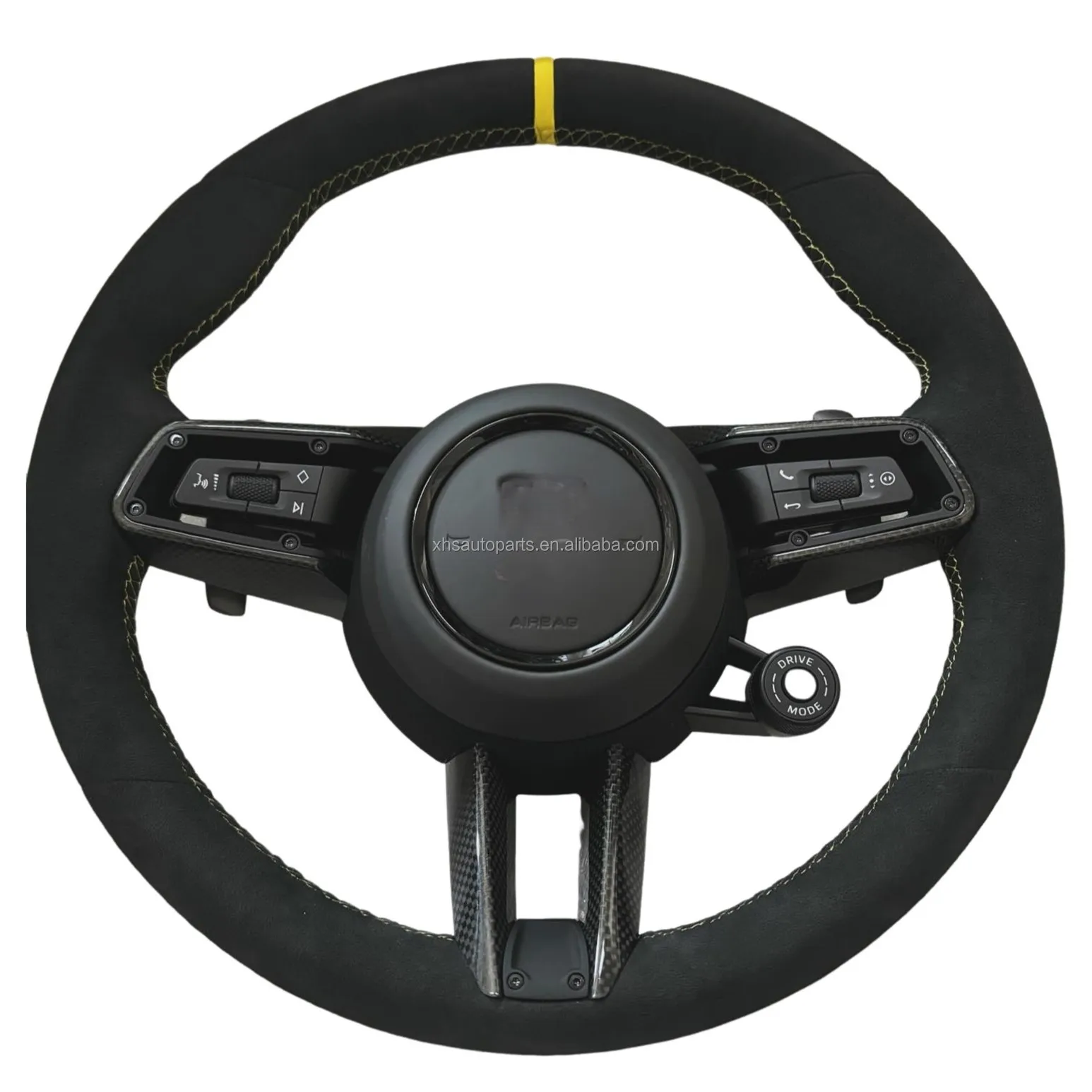 

For Panamera Alcantara Steering Wheel for Macan Cayenne Carbon Fiber Steering Wheel Taycan 718 Cayman Carrera 911 992 RS