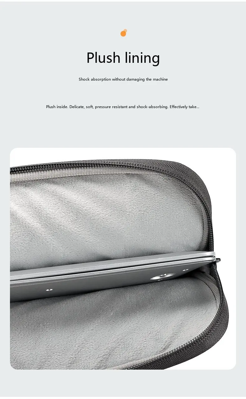 Laptop-Schutzhülle 11,6-15,6 Zoll Neopren-Schutztasche für MacBook Ultrabook – Detail 11