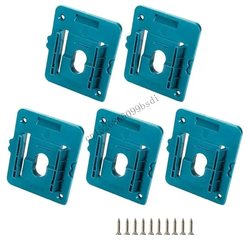 

5 шт. держатель стеллаж для хранения батарей для 18 В BL1850 BL1840 аккумулятор настенное крепление инструмент кронштейн стойки