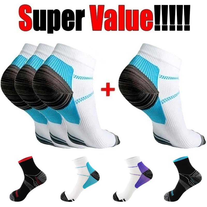 Foot Compression Socks Sports Foot Sleeve Breathable Socks For Men And Women