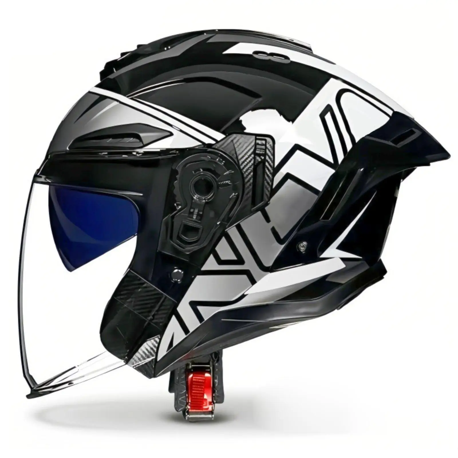 Easy Install Flip Up Down Helmet Base Mount Lens Fixing Plate Motorcycle Accessories for 718