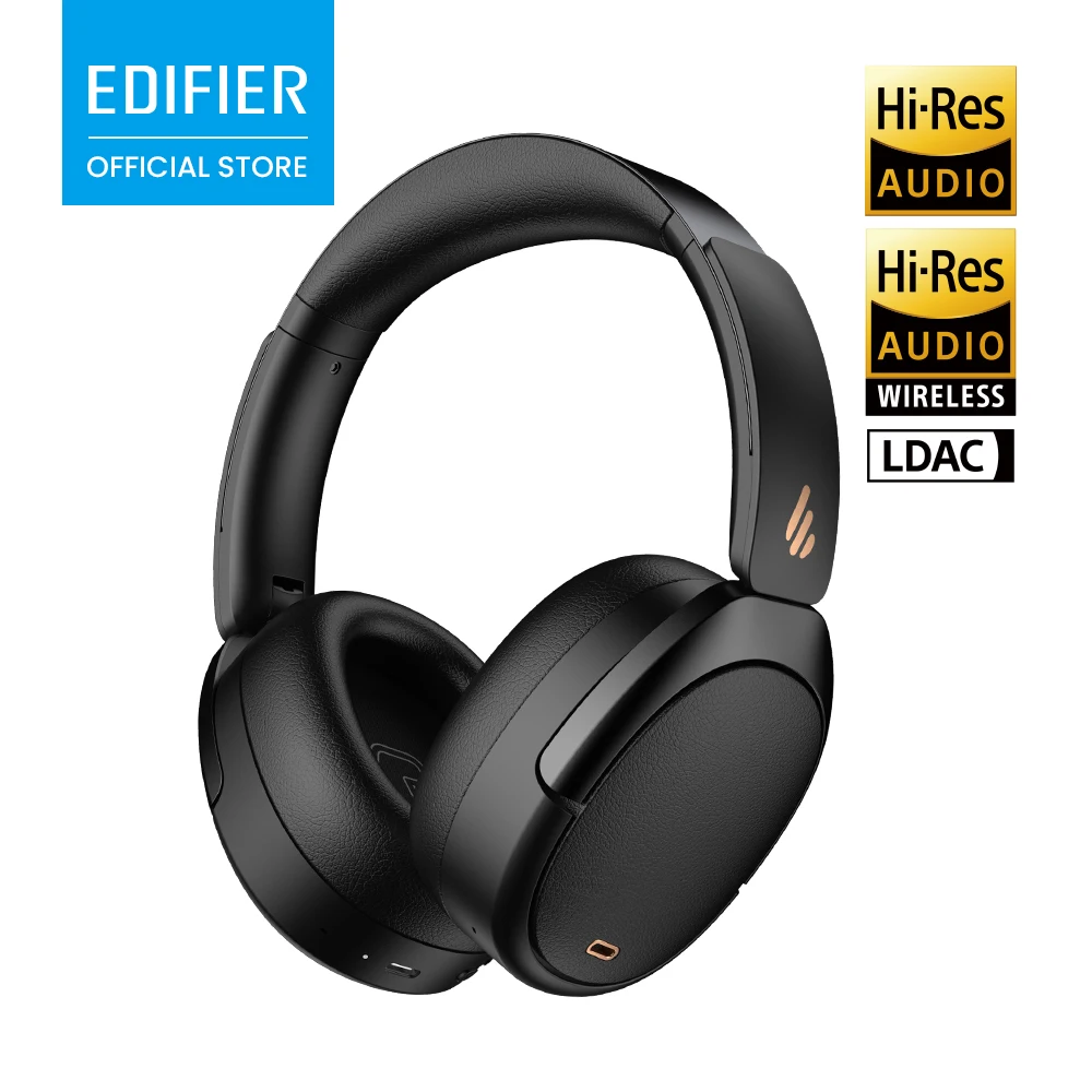 Image of Edifier WH950NB Kabellose Over-Ear-Kopfhörer Hybrid ANC -49dB Hi-Res LDAC Bluetooth V5.4 80 Std. Spielzeit Schnelles Laden KI-Anruffunktion