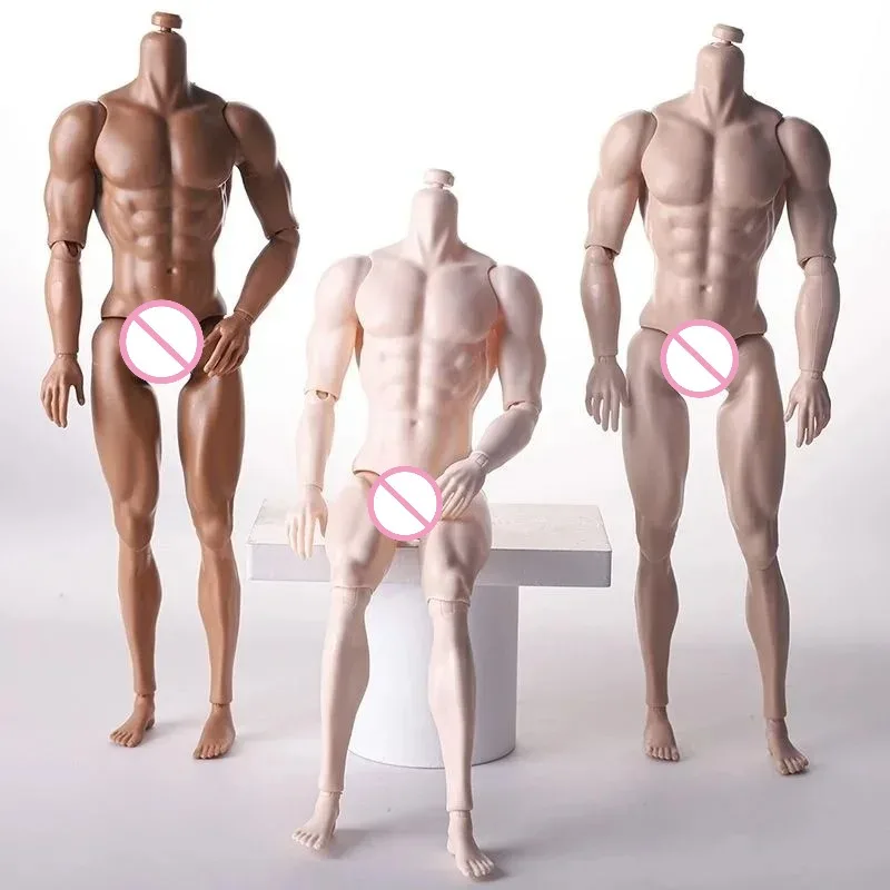 New 31cm Height Male Body 1/6 MJD Boy Body White Normal Tan Skin Strong Man Doll's Accessories