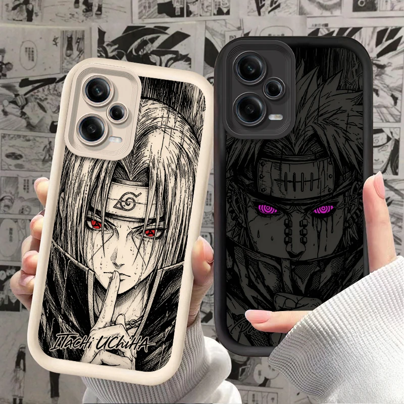 Coque de téléphone Anime Cool pour Naruto Akatsuki Uchiha Itachi Pain Xiaomi Redmi Note 15 14 13 12 11 10 Pro Plus 5G 14S 12S 11S 10S 4G