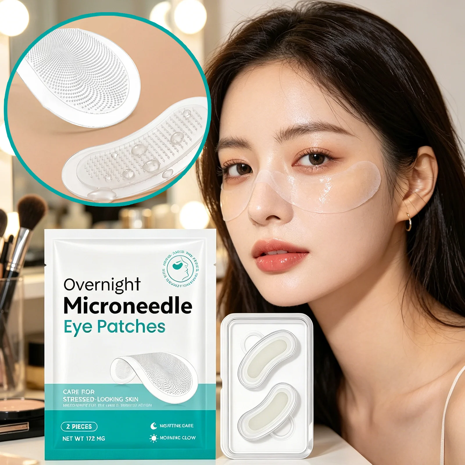 

Патчи для глаз с витамином Е и микроиглами 0,25 мм: стабилизирующие, восстанавливающие, для ухода за потрескавшейся кожей, против сухости, питание кожи, сезонное восстановление