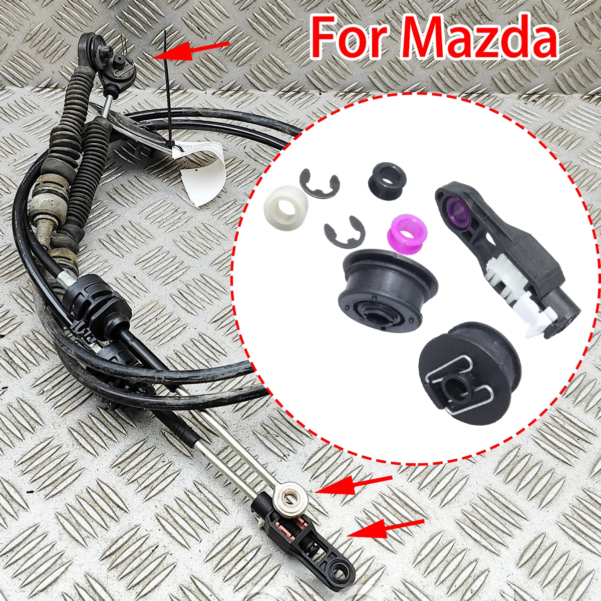 

Gear Lever Repair Kit For Mazda 3 III CX-5 Manual Selector Shifter Linkage Pivot Bushing Grommet Shifting Issue Fix Accessories