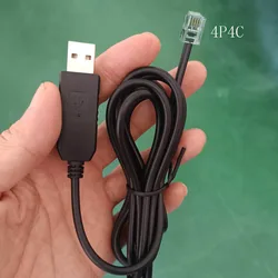 Asiair/PC USB RS232 RJ9 Goto Cable Meade 497 505 HBX Handbox RS232 Interface Cable ETX 125 127 LX200 Computer PC Control Cable