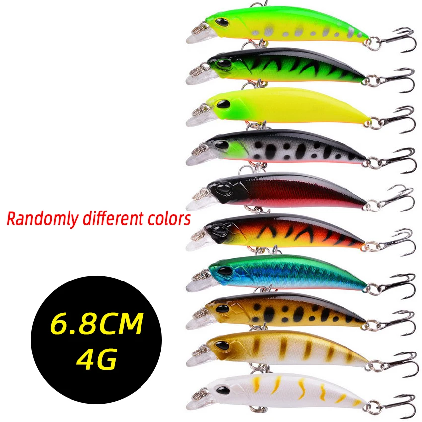 3/5/8-teiliges Zufälliges Angelköder-Set, Wobbler-Set, Mini-Crank-Angelköder, Künstlicher Köder-Kit, Minnow-Angelzubehör
