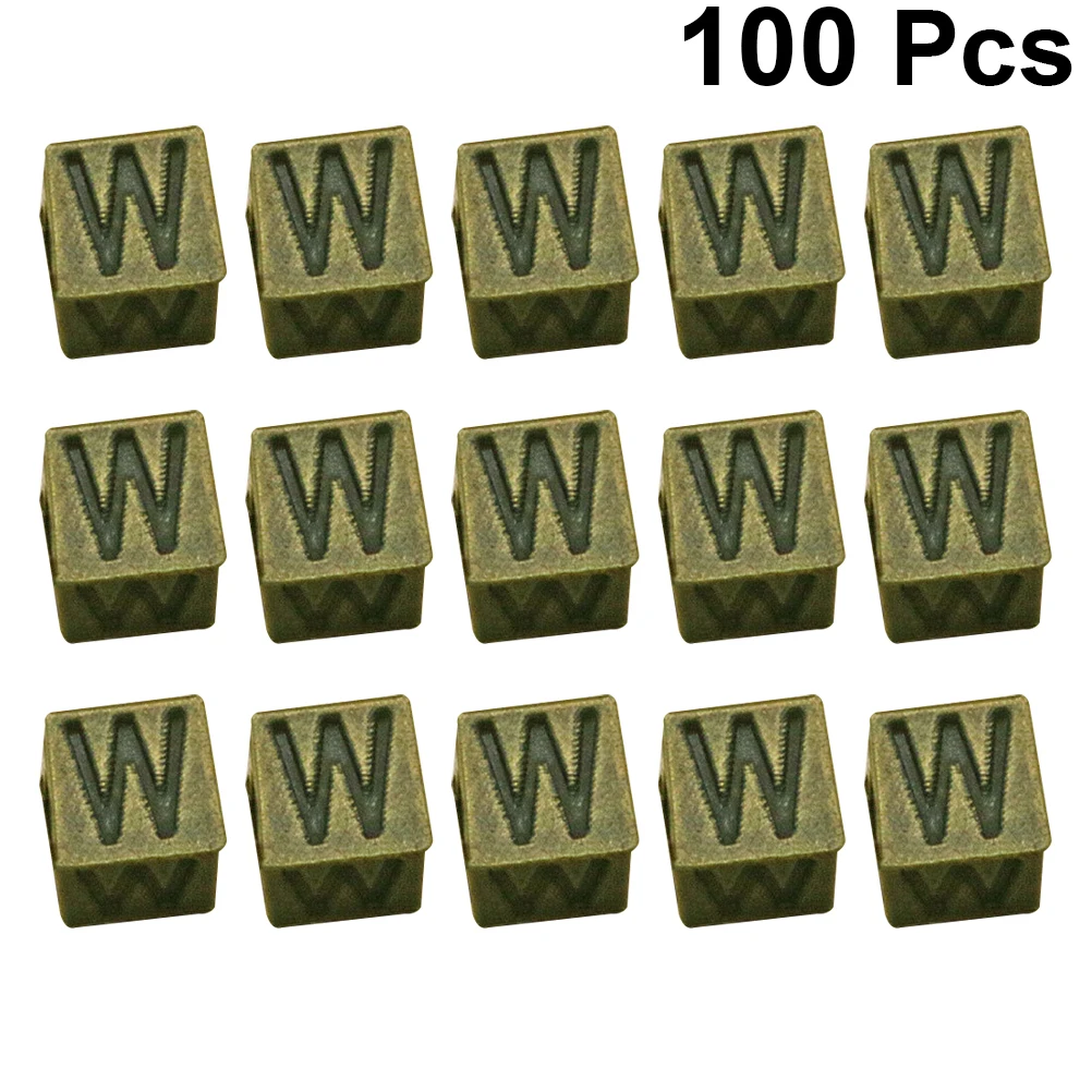 

100 PCS Spacer Beads Letter Bracelets and Charms for Jewelry Making Alphabet Beading Accessory