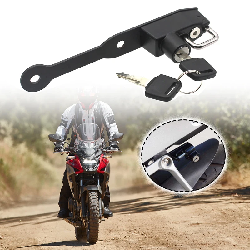 For Honda CB 750 Hornet 2023- Motorcycle Helmet Lock Helmet Lock Mount Hook with 2 Keys CBR400R CBR500R CBR650F CB650F CB650 F