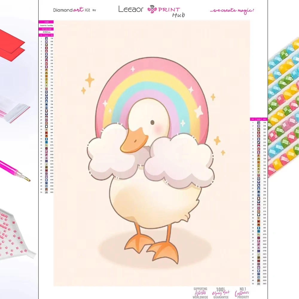 

Diamond Art Painting Crafts 2026 Cute Duckling Picture Full Diamond Mosaic 5d Diy Embroidery Cross Stitch Kits Home Decor Car