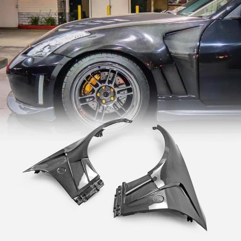 ใหม่ OEM สไตล์คาร์บอนไฟเบอร์กันชน Fender Vents สําหรับ FB2 FB4 FB6 9 Gen 2012-2014 DL-CC0927 สภาพ
