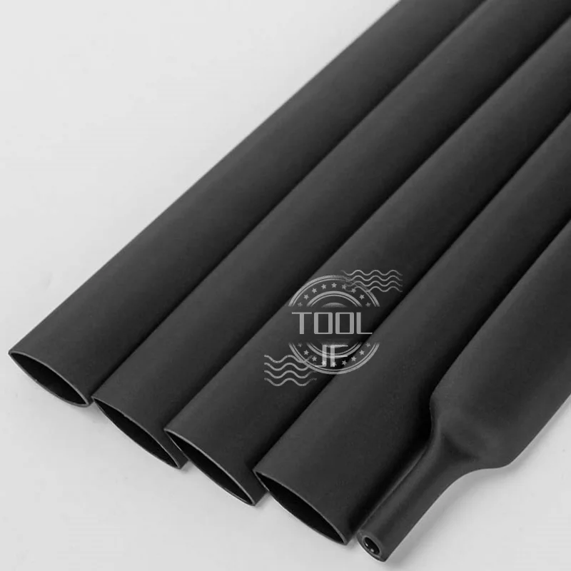 ID:4mm-72mm 4:1 Heat Shrink Tube With Glue Thermoretractile Heat Shrinkable Tubing Dual Wall Length :1/1.22/2 / 4/ 25 / 50/100M - Detail 1