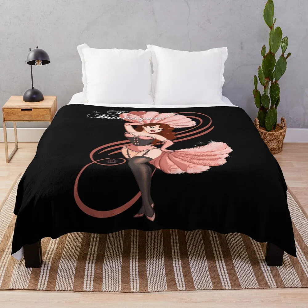 

Burlesque Throw Blanket