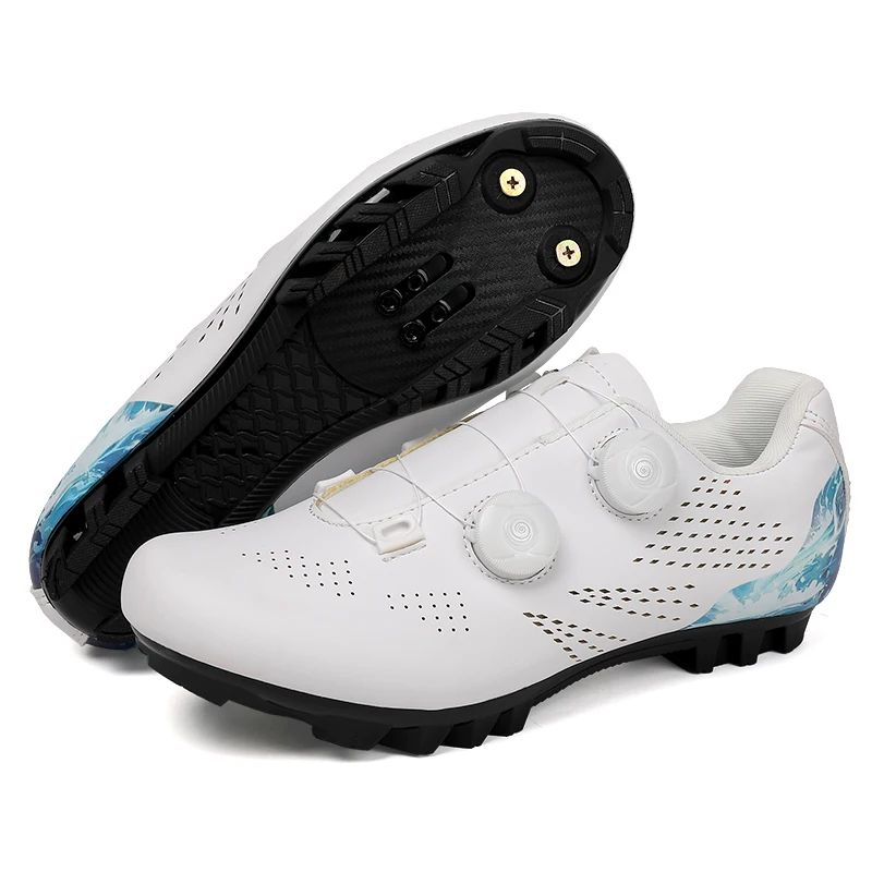 

Профессиональные мужские кроссовки для шоссейного велоспорта, велосипедная обувь, SPD MTB подошва, плоская гоночная скоростная траса, обувь для горного велосипеда, педаль, спортивная обувь