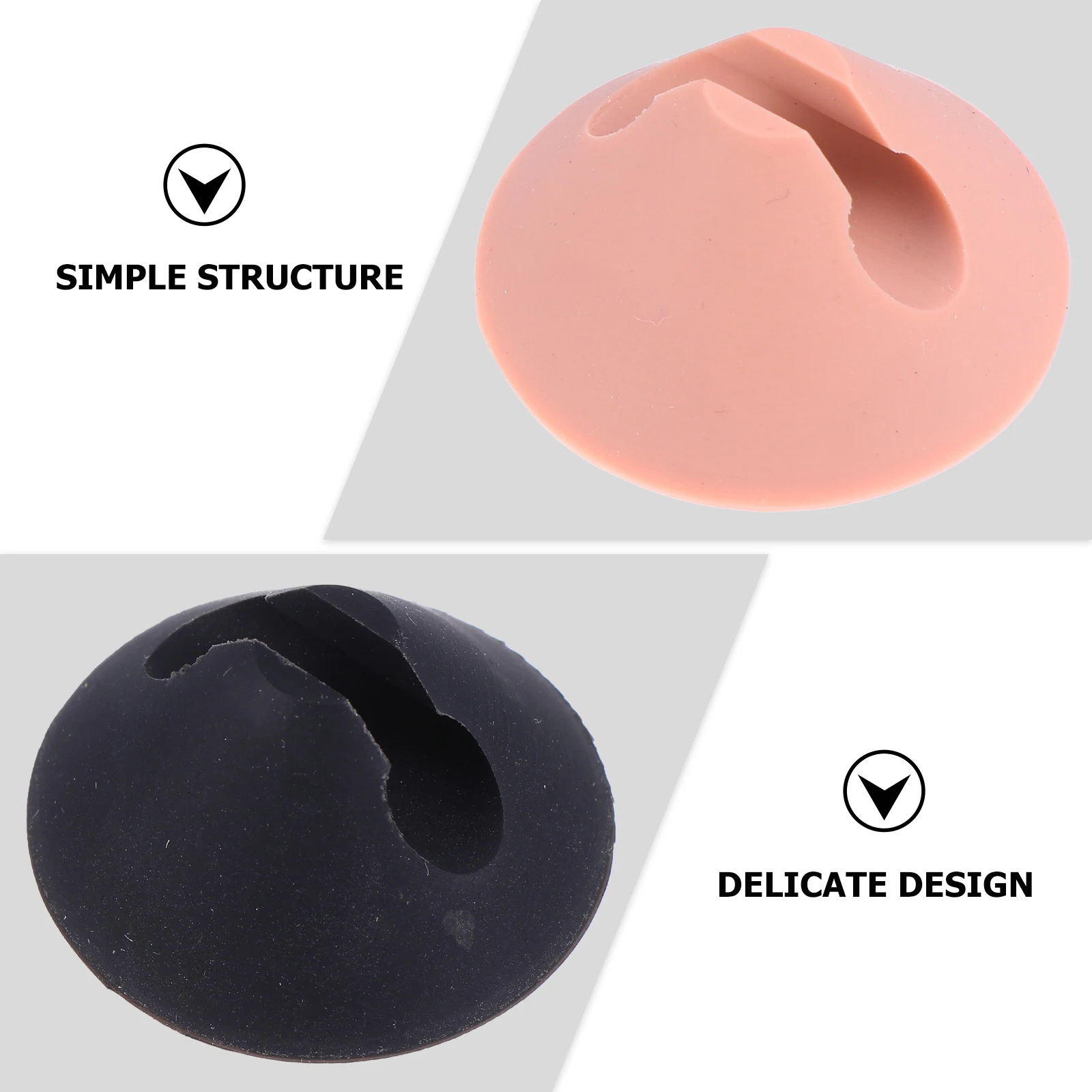 

4Pcs Furniture Leg Caps Hairpin Silicone Protectors Floor Friendly Desk Table Chair Leg Covers Desk Protective Pads