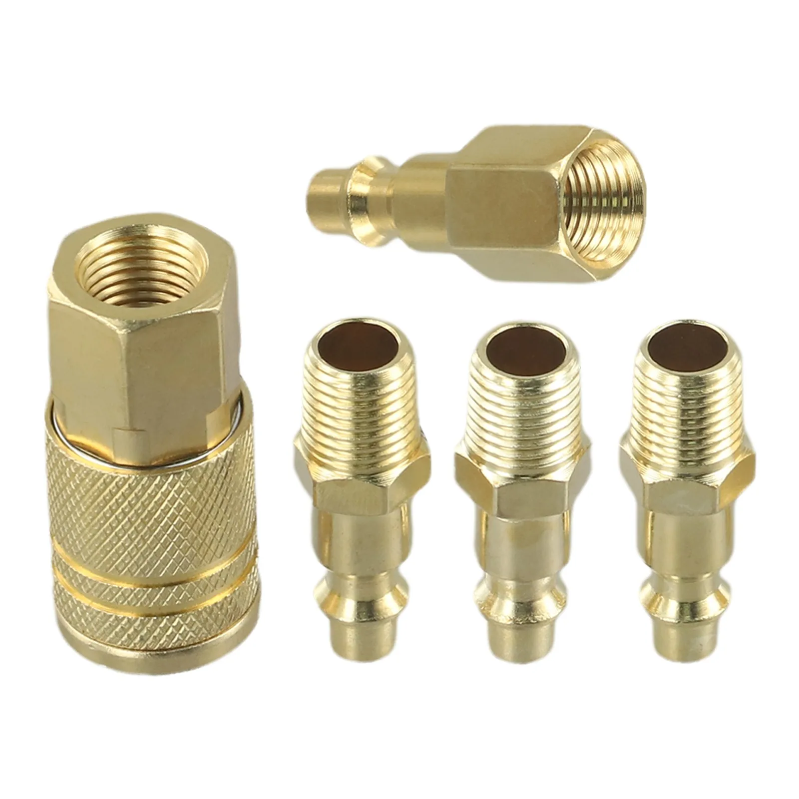 5PCS Pneumatic Fitting 1/4NPT Thread For Electric Tools Pneumatic Fitting US Standard Quick Connector For Compressor