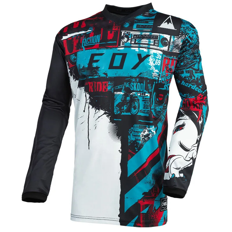 Men's Long Sleeve Motocross Cycling Jersey Eoy Downhill Mountain Bike MTB Shirts Offroad DH Motorcycle Enduro Clothing image 4