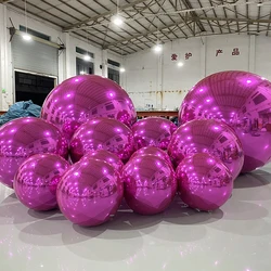 Inflatable Mirror Ball Hanging&standing inflatable Mirror Balloon PVC airtight Large Sealed Colorful Sphere For Wedding Event