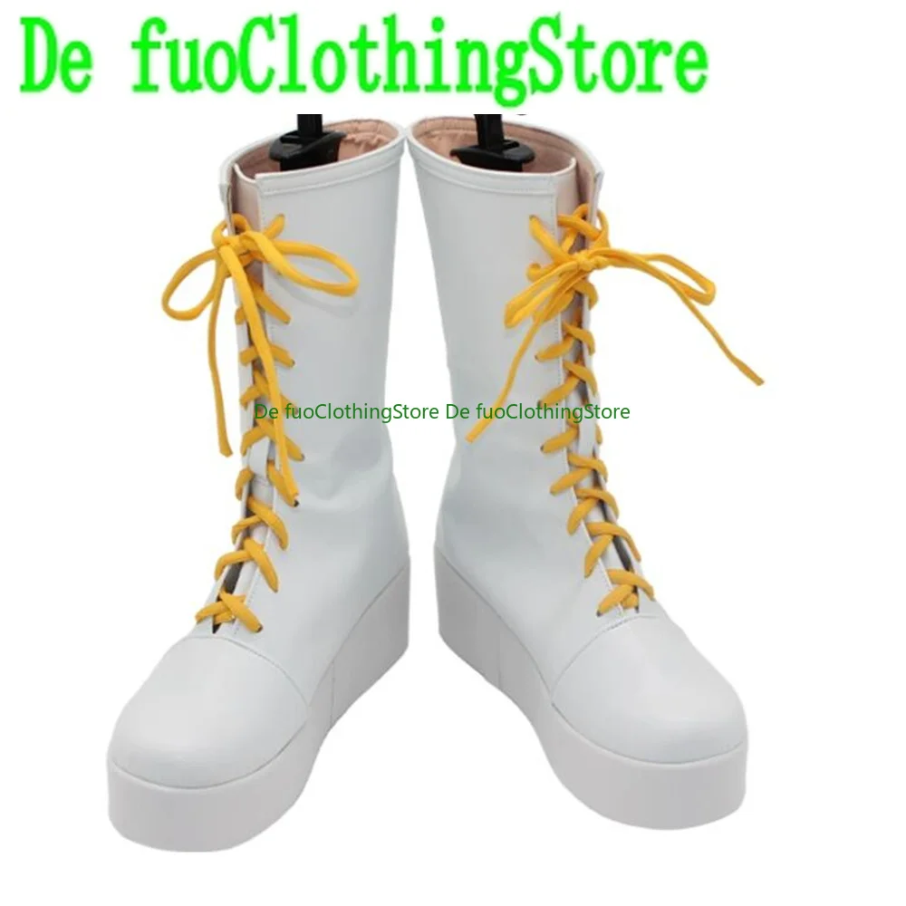 Igarashi Rika Virtual Cosplay Shoes Boots Game Anime Halloween Christmas DefuoClothing Shoes Store