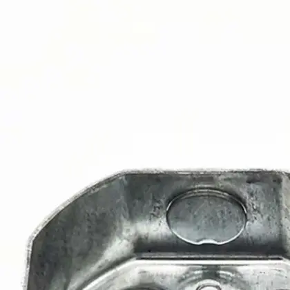 Electrical Octagonal Junction Box Made of Galvanized Iron 4 inch Size 15.5 cu in Capacity 1-1/2 inch Depth 4 Units per Pack