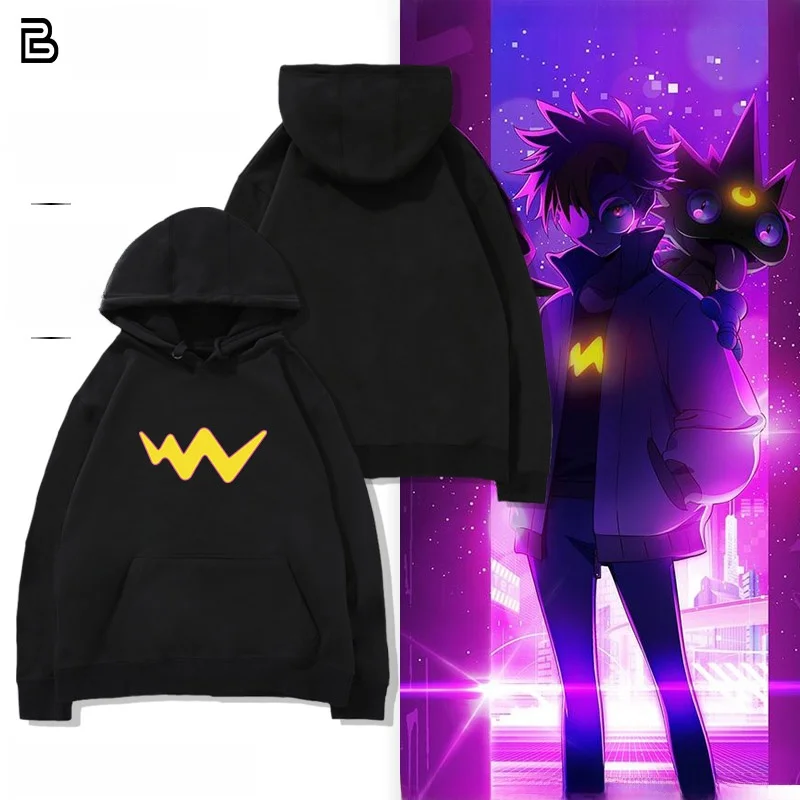 

Толстовка Digital Monster BearBreak Long Sve из чистого хлопка, свободная посадка, удобная студенческая молодежная осенняя одежда Faion