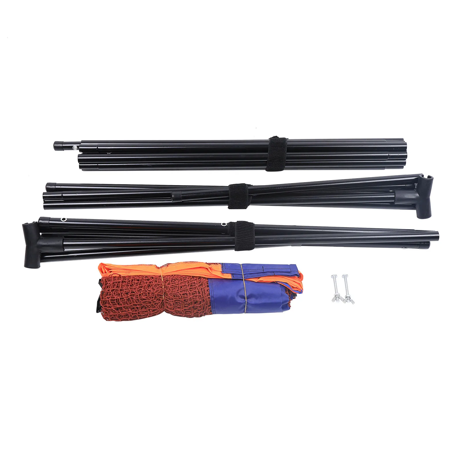 6.1M ポータブルバドミントンネットセット – 高さ (2.5-5.1フィート) & 幅調整可能、屋外スポーツ用キャリーバッグ付き折りたたみスチールフレーム