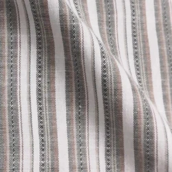 Tessuto Non elastico in cotone di canapa strisce tinte in filo per abbigliamento camicia abito pantaloni Designer fai da te materiale per cucire panno al metro