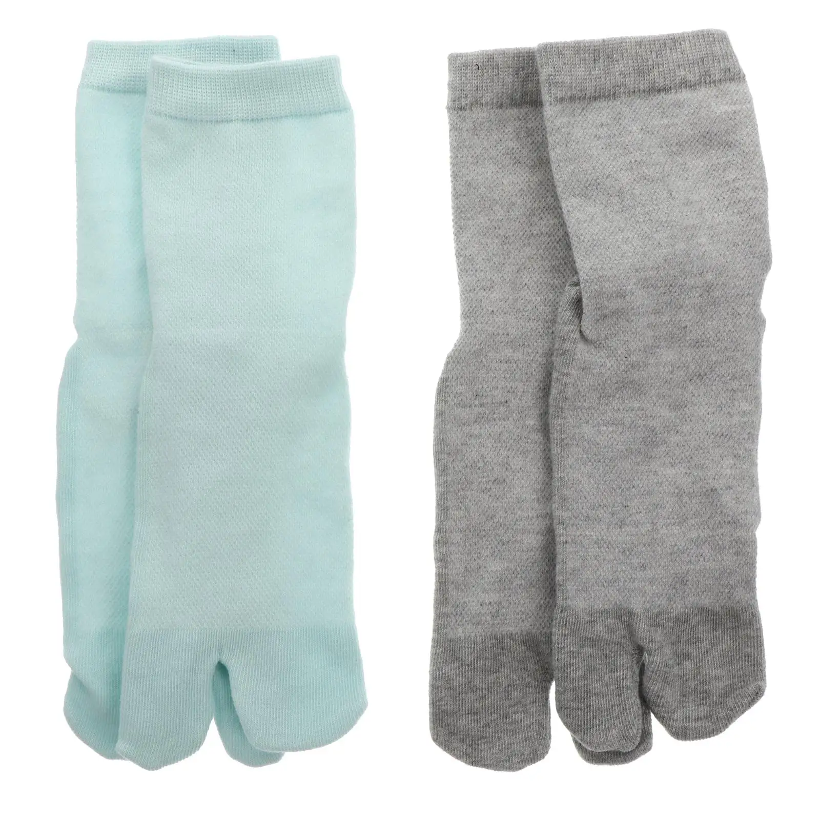 

2Pairs Woman Two-toe Socks Cotton Comfortable Warm Feet Easy On Off Elasticity Wear Resistance Stylish One Size Fits All Toe