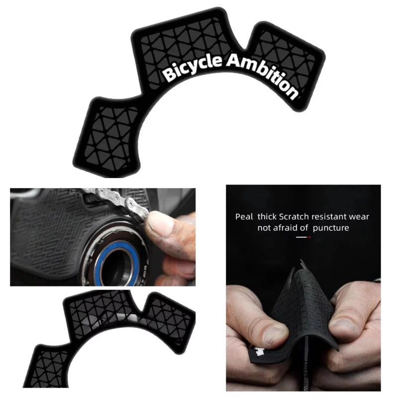 Used For SPECIALIZED S-WORKS SL8 Rubber protective sticker at Bottom Bracket Bicycle accessories Bicycle modification protection