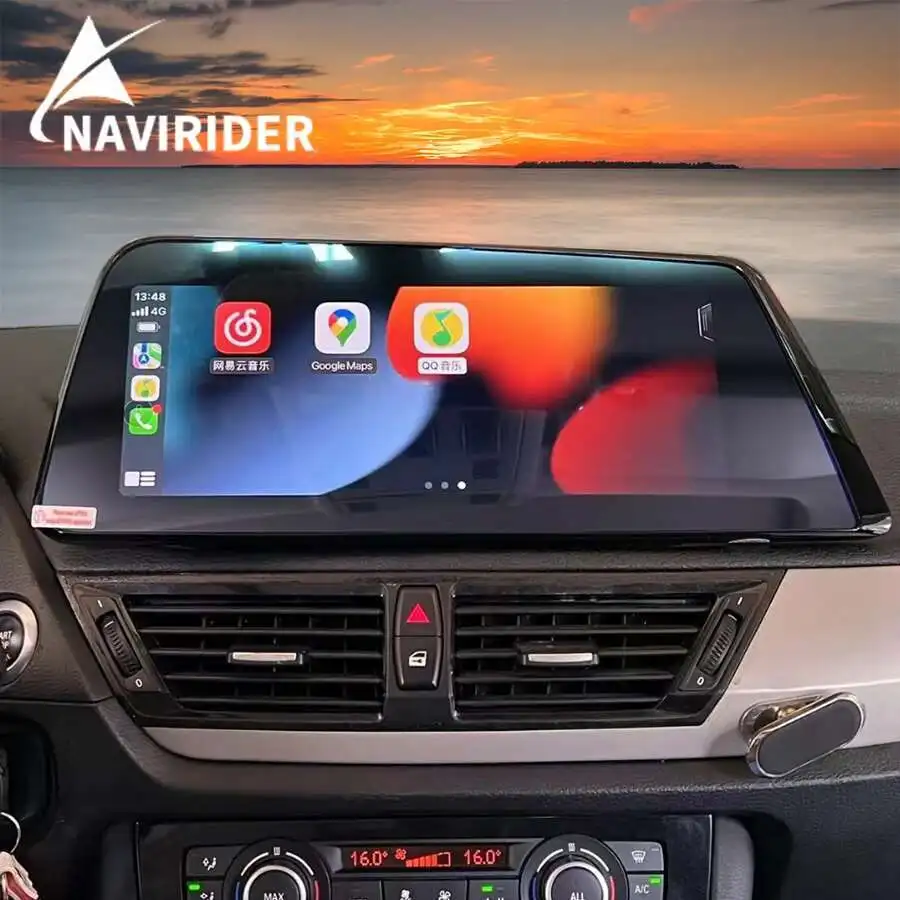 

12,3-дюймовый для BMW X1 E48 2010-2015 Автомобильный радиоприемник Android 13 Qualcomm Blade Экран Мультимедийный плеер 4G GPS-навигация Авто Carplay
