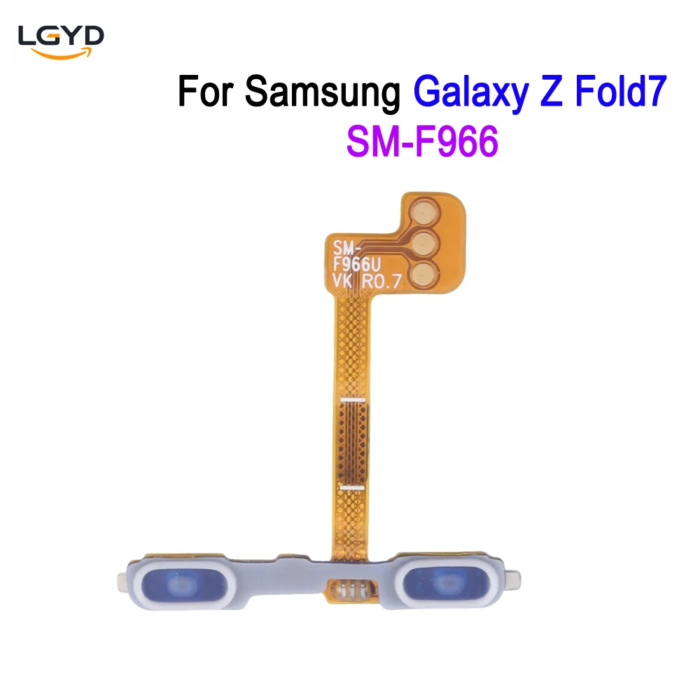 Fold7 Volume Button Flex Cable For Samsung Galaxy Z Fold 7, SM-F966 Phone Volume Button Flex Cable Replacement Spare Part