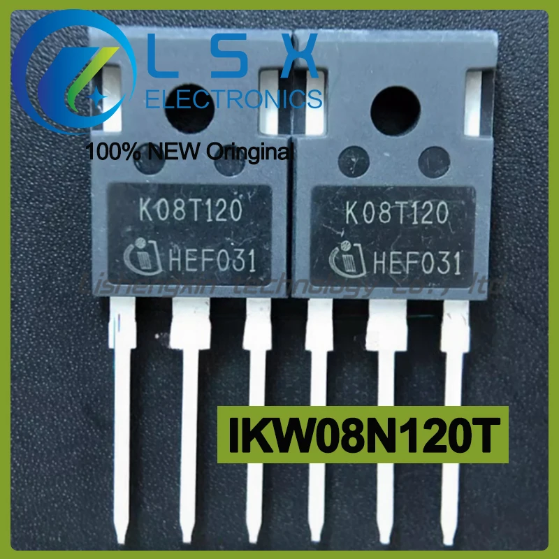 

5-10 шт. IKW08N120T K08T120 8A1200V Новый и оригинальный