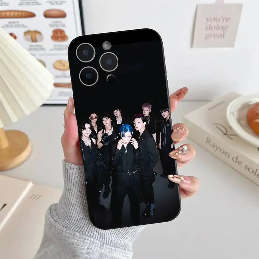 1 قطعة Kpop A-ATEEZ جراب هاتف سيليكون لينة آيفون 17 الهواء 16 15 14 13 12 11 زائد برو ماكس زائد