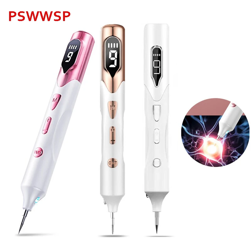 Laser Plasma Pen Black Dots Freckles Mole Wart Remover Pen Dark Spot Remover For Face Electric Pimples Tattoo Skin Tag Removal