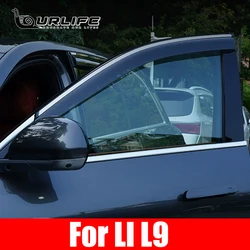 For LiXiang L9 2021 2022 2023 2024 2025 Window Visor Wind Shields Sun Rain Guards Side Wind Deflector Exterior Accessories