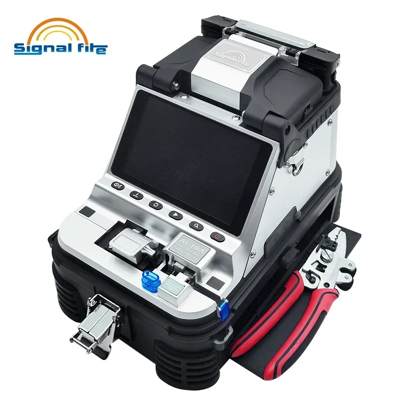 Signal Fire AI-10 Fusion Splicer High Precision Fusion Splicing FTTH Tools Kit  Six Motors 6s Splicing