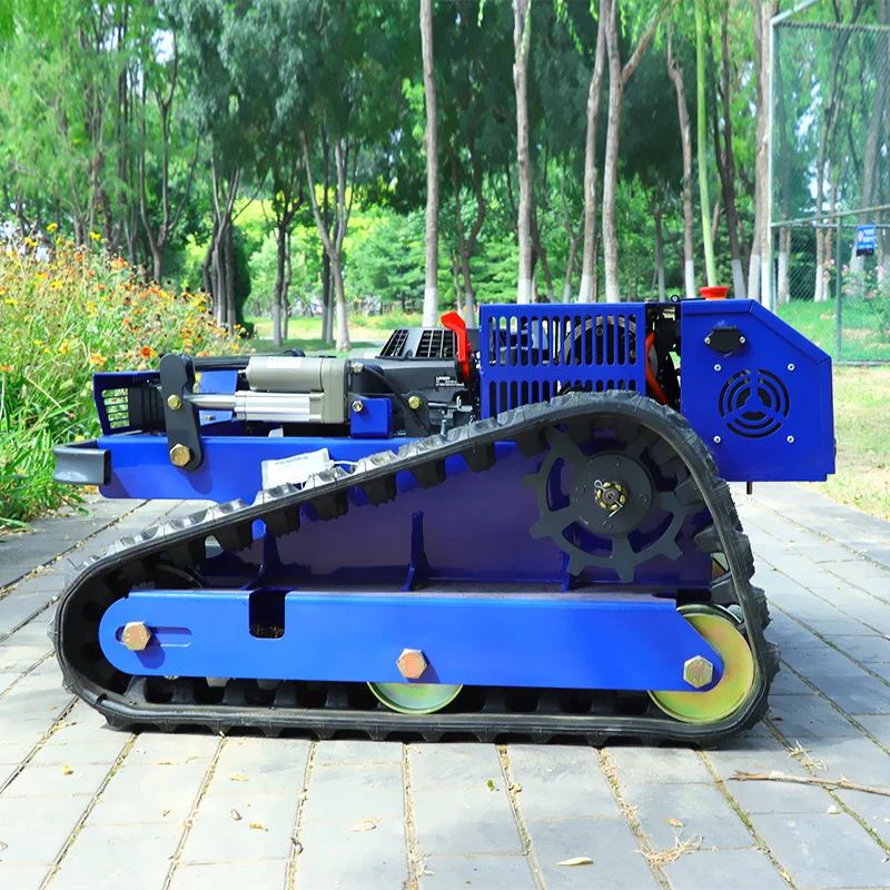 Tosaerba telecomandato intelligente a rotazione zero semovente personalizzato, robot professionale per tagliare il prato