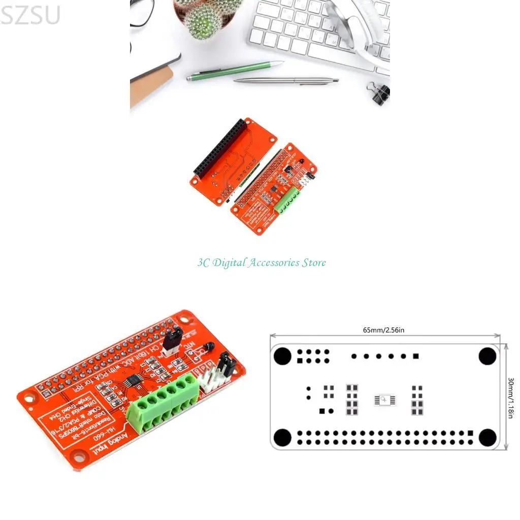 

SZSU ADS1115 Module Improve Experiment Accuracy Analog to Digital Conversion