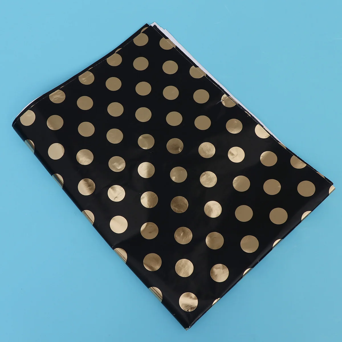 5 قطعة ورق تغليف الهدايا منقطة 50x70 سنتيمتر الذهب الأسود مثالية لحفلات الزفاف عيد ميلاد دش الحرفية ورق التغليف