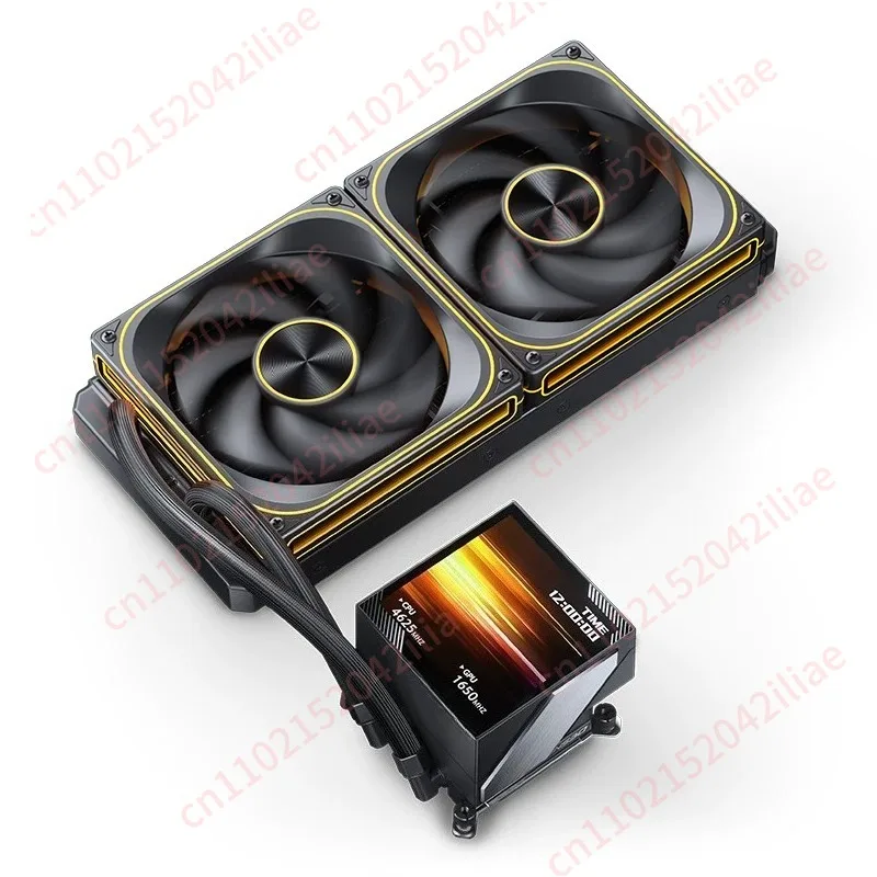 Water-cooled radiator TM-280 aluminum trim plate magnetic suction cooling head cover with screen integrated water cooling