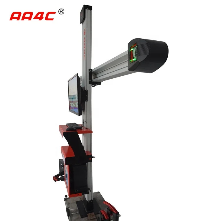 AA4C Beam manuell bewegen + 2 Monitore, mehrsprachig, kostenloses Update, Computer-Radausrichtung, 3D-Radausrichter AA-DT111BT